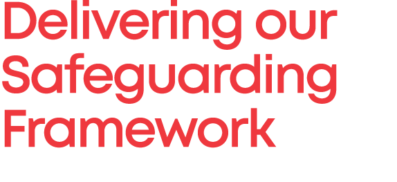 Delivering our Safeguarding Framework